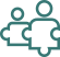 Ths icon represents to Teamentwicklung